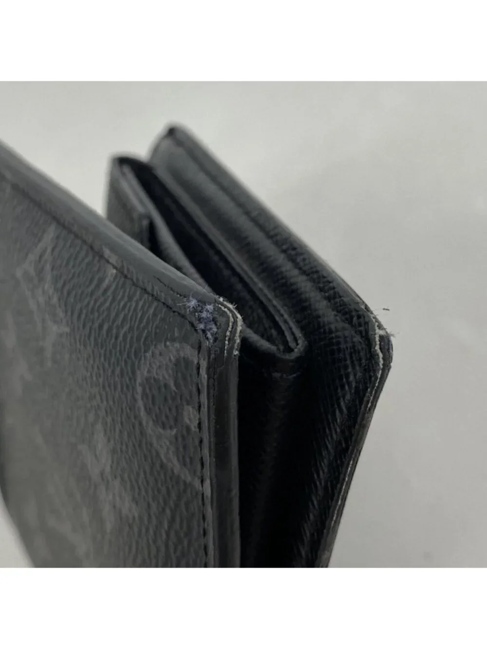 Louis Vuitton Wallet Monogram Eclipse Portefeuille Marco NM Black